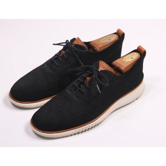 Cole Haan Men\'s 2.ZeroGrand StitchLite Navy Blue Wingtip Dress Shoes 9.5 M main image 11